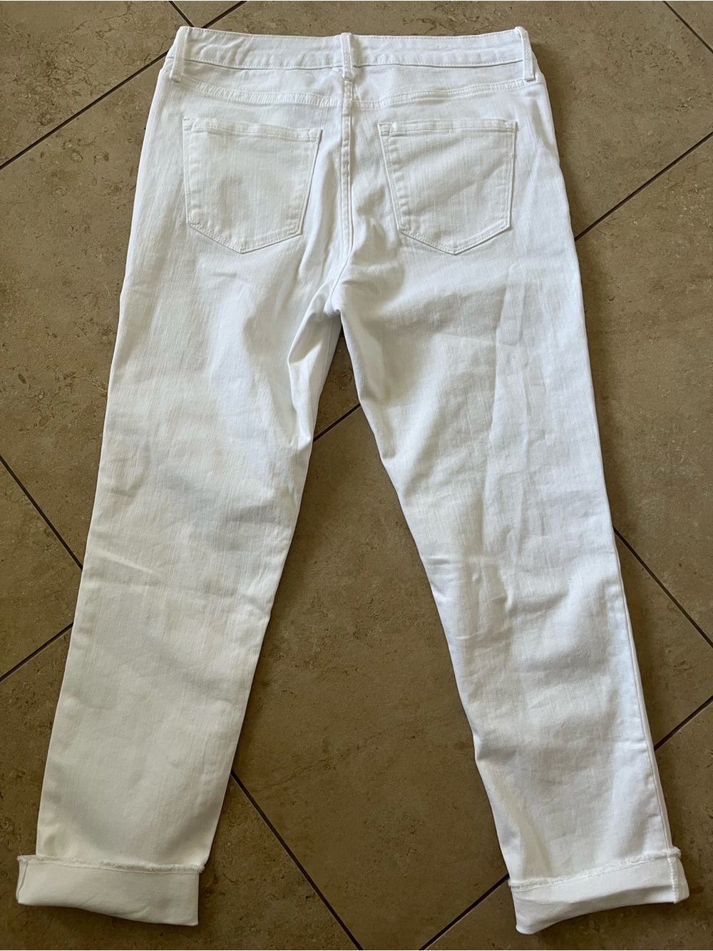 Nine West White Gramercy Crop Jeans - Picture 2 of 5